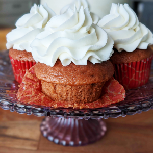 cupcakes with white frosting